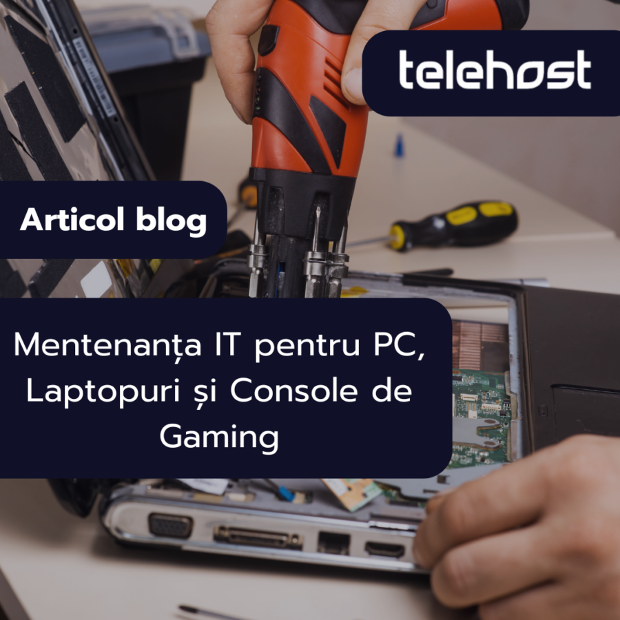 Mentenanță IT pentru PC, laptopuri și console de gaming pentru o performanță îmbunătățită.